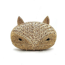Load image into Gallery viewer, Animal bird design clutch women evening party bag diamonds fox shape