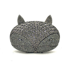 Load image into Gallery viewer, Animal bird design clutch women evening party bag diamonds fox shape
