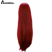 Load image into Gallery viewer, Brand Red Lace Front Wigs for Women Synthetic Long Straight