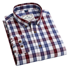 Load image into Gallery viewer, Men's New 100% Cotton High Quality Printed Plaid