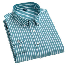 Load image into Gallery viewer, Aoliwen brand  New style 100% cotton casual plaid long sleeved
