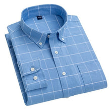 Load image into Gallery viewer, Aoliwen brand  New style 100% cotton casual plaid long sleeved
