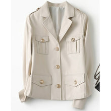 Load image into Gallery viewer, Genuine Sheep Leather Coat