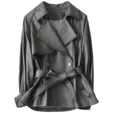 Load image into Gallery viewer, Genuine Sheep Leather Coat
