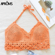 Load image into Gallery viewer, Boho White Lace Tassel Knitted Camis Women Summer Sexy Backless