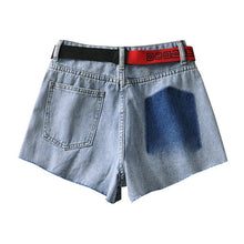 Load image into Gallery viewer, High Waist Denim Shorts Women Streetwear Casual