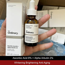 Load image into Gallery viewer, Ascorbic Acid 8% Alpha Arbutin 2% Hyaluronic Acid Remove Yellow Fad