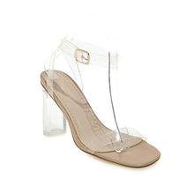Load image into Gallery viewer, Newest Rome Style Shoes Ladies Transparent High Heels - Sophornlilly