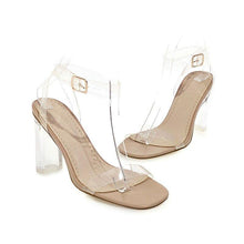 Load image into Gallery viewer, Newest Rome Style Shoes Ladies Transparent High Heels - Sophornlilly
