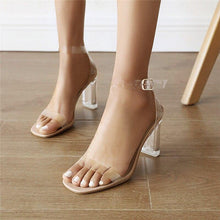 Load image into Gallery viewer, Newest Rome Style Shoes Ladies Transparent High Heels - Sophornlilly