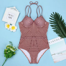 Load image into Gallery viewer, Attractive Women Sexy Halter Swimsuit Bathing Suit
