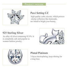 Load image into Gallery viewer, Authentic Dazzling CZ Guardian Cat Stud Earrings for Women Fashion