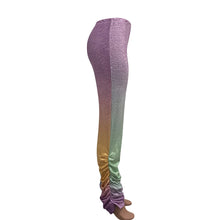Load image into Gallery viewer, Autumn Women Casual Wide Leg Pants Colorful Striped Print High