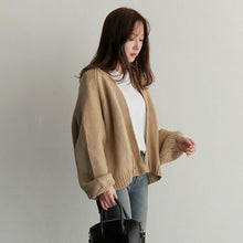 Load image into Gallery viewer, Women Cardigans Sweater Long Sleeve Loose Knitted - Sophornlilly