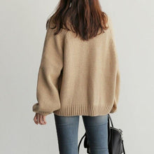 Load image into Gallery viewer, Women Cardigans Sweater Long Sleeve Loose Knitted - Sophornlilly