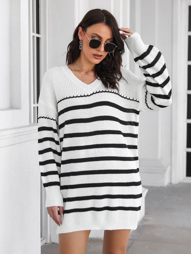 Casual Mini Sweater Dress