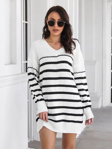 Casual Mini Sweater Dress