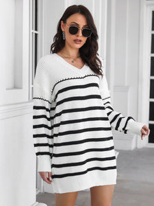 Casual Mini Sweater Dress