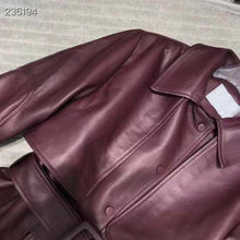 Load image into Gallery viewer, Autumn Genuine Leather Jacket Fashion Real Sheepskin