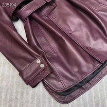 Load image into Gallery viewer, Autumn Genuine Leather Jacket Fashion Real Sheepskin