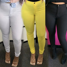 Load image into Gallery viewer, Autumn Pants Women Skinny Pencil Pant Candy Color Leggings Push Up