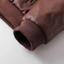 Load image into Gallery viewer, Autumn Trend Popest Removable Hooded Leather