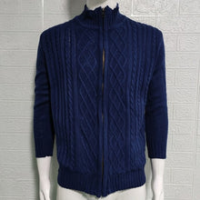 Load image into Gallery viewer, Men's sweater Cardigan solid