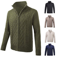 Load image into Gallery viewer, Men's sweater Cardigan solid