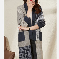 Women's Knitted Cardigan Lazy Breeze Over The Knee