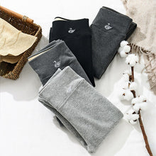 Load image into Gallery viewer, Autumn Winter Leggings Solid Threaded Plus Velvet Thickening
