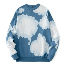 Load image into Gallery viewer, Casual Sweater Cartoon Cloud Pattern Long Sleeve