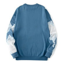 Load image into Gallery viewer, Casual Sweater Cartoon Cloud Pattern Long Sleeve