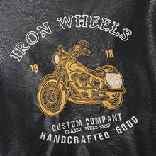 Load image into Gallery viewer, Autumn Winter Pop Faux Leather Mens Spring Motorcycle Biker Leather