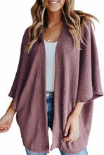 Load image into Gallery viewer, Knitted Cardigan Solid Color Loose Long