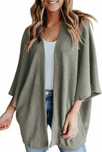Load image into Gallery viewer, Knitted Cardigan Solid Color Loose Long