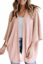 Load image into Gallery viewer, Knitted Cardigan Solid Color Loose Long