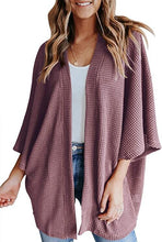 Load image into Gallery viewer, Knitted Cardigan Solid Color Loose Long