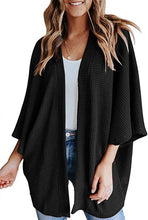 Load image into Gallery viewer, Knitted Cardigan Solid Color Loose Long