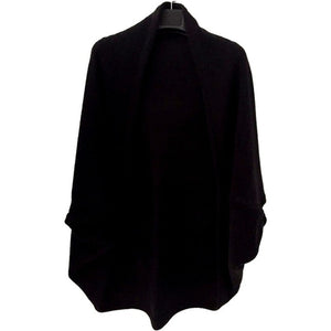 Shawl Bat Sleeve Loose Knitted Sweater Cardigan Casual