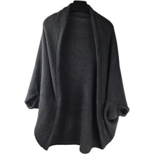 Load image into Gallery viewer, Shawl Bat Sleeve Loose Knitted Sweater Cardigan Casual