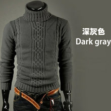 Load image into Gallery viewer, Men's Warm Sweater Long Sleeve Turtleneck