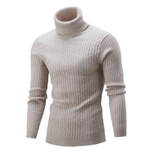 Load image into Gallery viewer, Men's Warm Sweater Long Sleeve Turtleneck