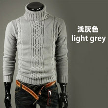 Load image into Gallery viewer, Men's Warm Sweater Long Sleeve Turtleneck