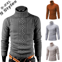 Load image into Gallery viewer, Men's Warm Sweater Long Sleeve Turtleneck