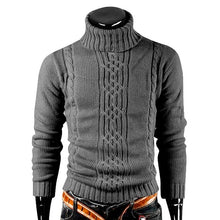 Load image into Gallery viewer, Men's Warm Sweater Long Sleeve Turtleneck