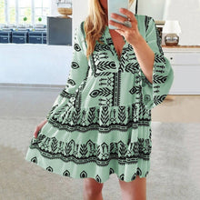 Load image into Gallery viewer, Tiered Tunic Dress