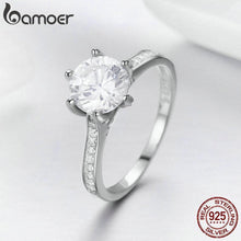 Load image into Gallery viewer, High Quality 925 Sterling Silver Wedding Ring Princess Square - Sophornlilly