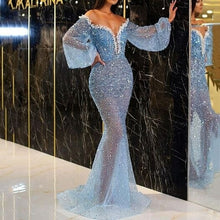 Load image into Gallery viewer, Luxury  Party Elegant Woman Evening Gown Plus Size