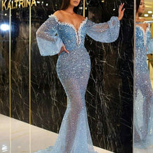 Load image into Gallery viewer, Luxury  Party Elegant Woman Evening Gown Plus Size