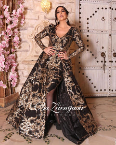 Luxury Party Elegant Woman Evening Gown Plus Size